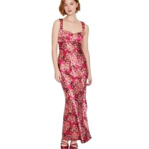 Wild Fable Pink Floral Maxi Dress